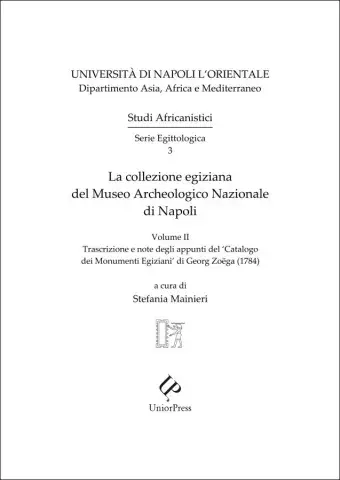 La collezione egiziana del Museo Archeologico Nazionale di Napoli: Trascrizione e note degli appunti del ‘Catalogo dei Monumenti Egiziani di Georg Zoëga Volume II
