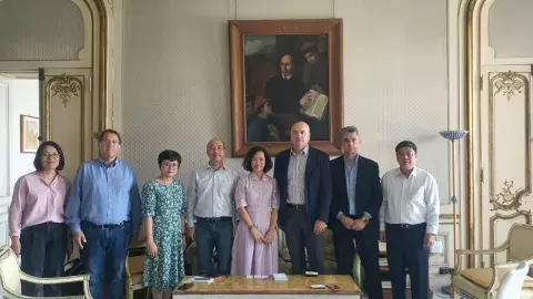 Incontro con una delegazione dell’Accademia delle Scienze Sociali del Vietnam