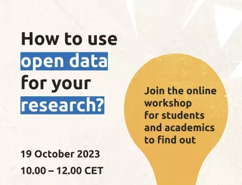 Workshop "How to use open data for your research?"