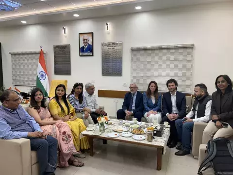 Visita presso PGDAV College - University of Delhi