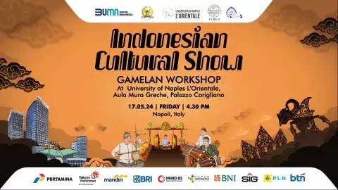 Wrokshop dimostrativo di musica indonesiana con l'orchestra gamelan
