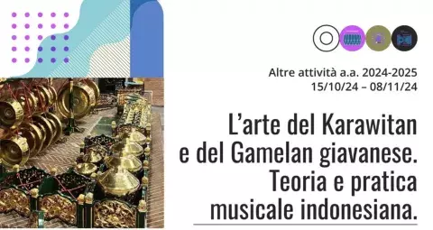 L'arte del Karawitan e del gamelan giavanese. Teoria e pratica musicale indonesiana