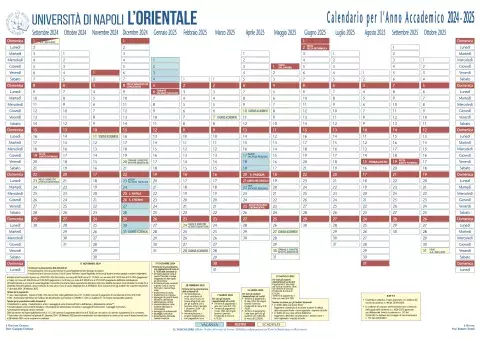 Calendario Accademico 24-25