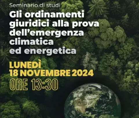 Gli ordinamenti giuridici alla prova dell’emergenza climatica ed energetica