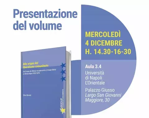 Presentazione del volume "Alle origini del liberalismo comunitario"