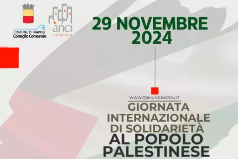 La prof.ssa Monica Ruocco è stata invitata a partecipare alla Seduta monotematica del Consiglio Comunale di Napoli convocata mercoledì 11 dicembre 2024 in occasione della Giornata internazionale di solidarietà per il popolo palestinese istituita dall'Assemblea Generale delle Nazioni Unite il 29 novembre. L'intervento su "L’apporto della letteratura e della cultura palestinese tra tradizione e contemporaneità" sarà inserito nel panel "Cultura e identità nazionale palestinese".