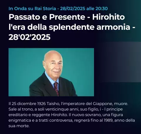 La professoressa Noemi Lanna ospite a "Passato e Presente" su Rai Tre e Rai Storia