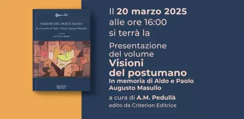 Presentazione del volume "Visioni del postumano" a cura del Centro di ricerca di Ateneo CIRLEP