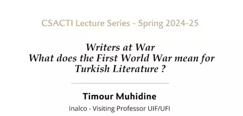 Writers at War: What does the First World War mean for Turkish Literature?