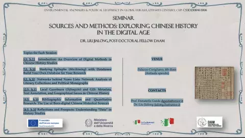 Sources and methods: exploring chinese history in the digital age