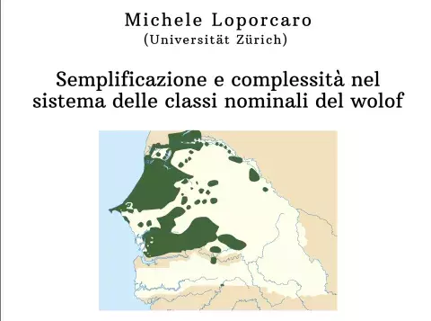 Semplificazione e complessità nel sistema delle classi nominali del wolof