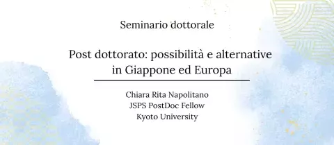 Post dottorato: possibilità e alternative in Giappone ed Europa