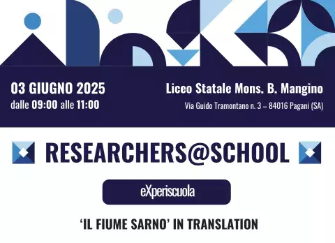 RESEARCHERS@SCHOOL: 'Il fiume Sarno' in Translation