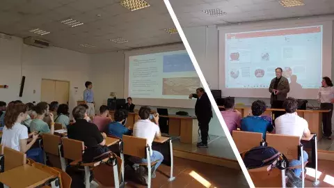 Visita dei geografi dell’Université Toulouse - Jean Jaurès al Dipartimento di Scienze Umane e Sociali