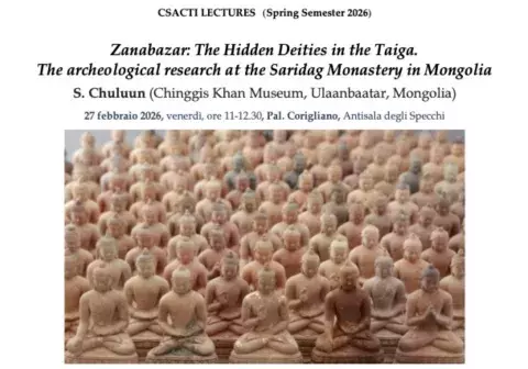 The lecture of Prof. Chuluun (Chinggis Khan Museum, Ulaanbaatar) at L'Orientale