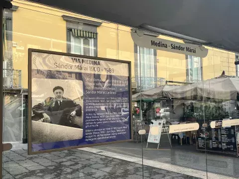 Napoli ricorda Sándor Márai: inaugurata la pensilina “Medina”