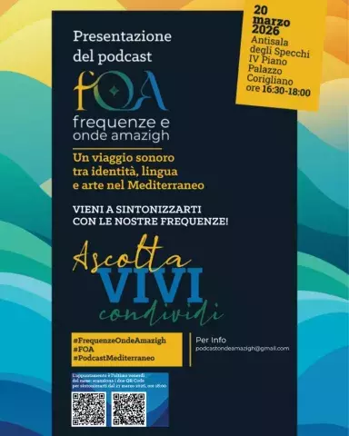 Podcast - Frequenze e onde amazigh. Un viaggio sonoro tra identità, lingua e arte nel Mediterraneo