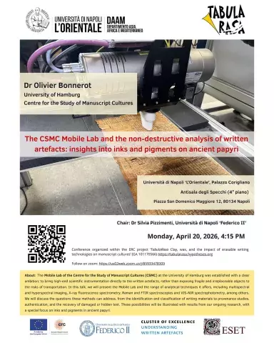 Ink, wax, and the non-destructive analysis of written artefacts