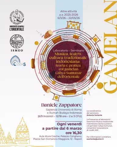 Laboratorio/Seminario di Musica, teatro, cultura tradizionale indonesiana: il gamelan