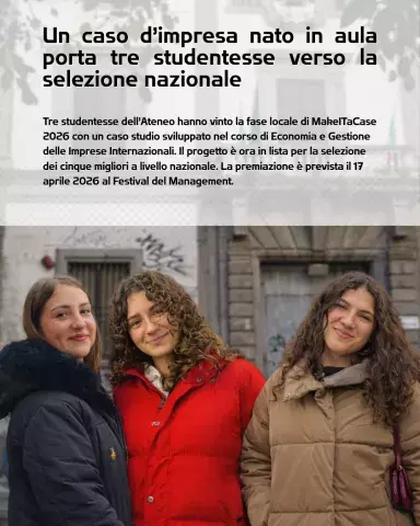 Un caso d’impresa nato in aula porta tre studentesse verso la selezione nazionale