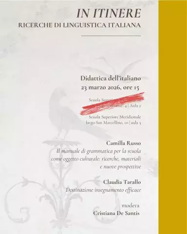 In itinere. Ricerche di linguistica italiana