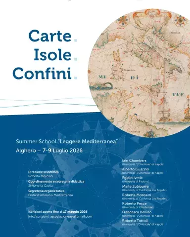 Summer School Leggere Mediterranea. Edizione 2026: Carte, Isole e Confini