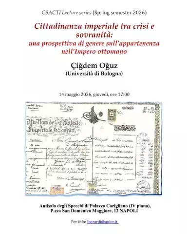 Çiğdem Oğuz, Cittadinanza imperiale tra crisi e sovranità: una prospettiva di genere"
