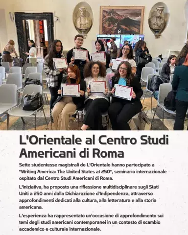 L'Orientale al Centro Studi Americani di Roma