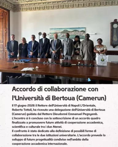 Accordo di collaborazione con l’Università di Bertoua (Camerun)