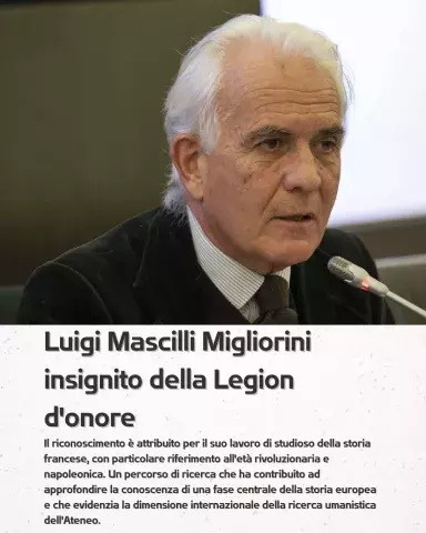 Luigi Mascilli Migliorini insignito della Legion d'onore
