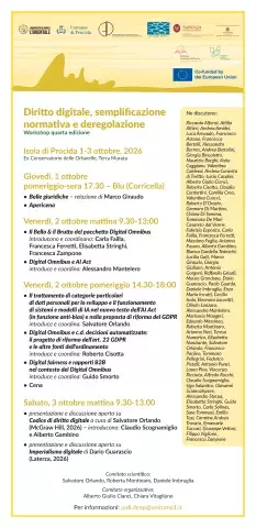 Diritto digitale, semplificazione normativa e deregolazione