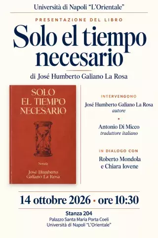 Presentazione del libro “Solo el tiempo necesario”