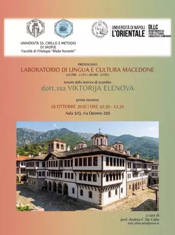 Laboratorio di lingua e cultura macedone